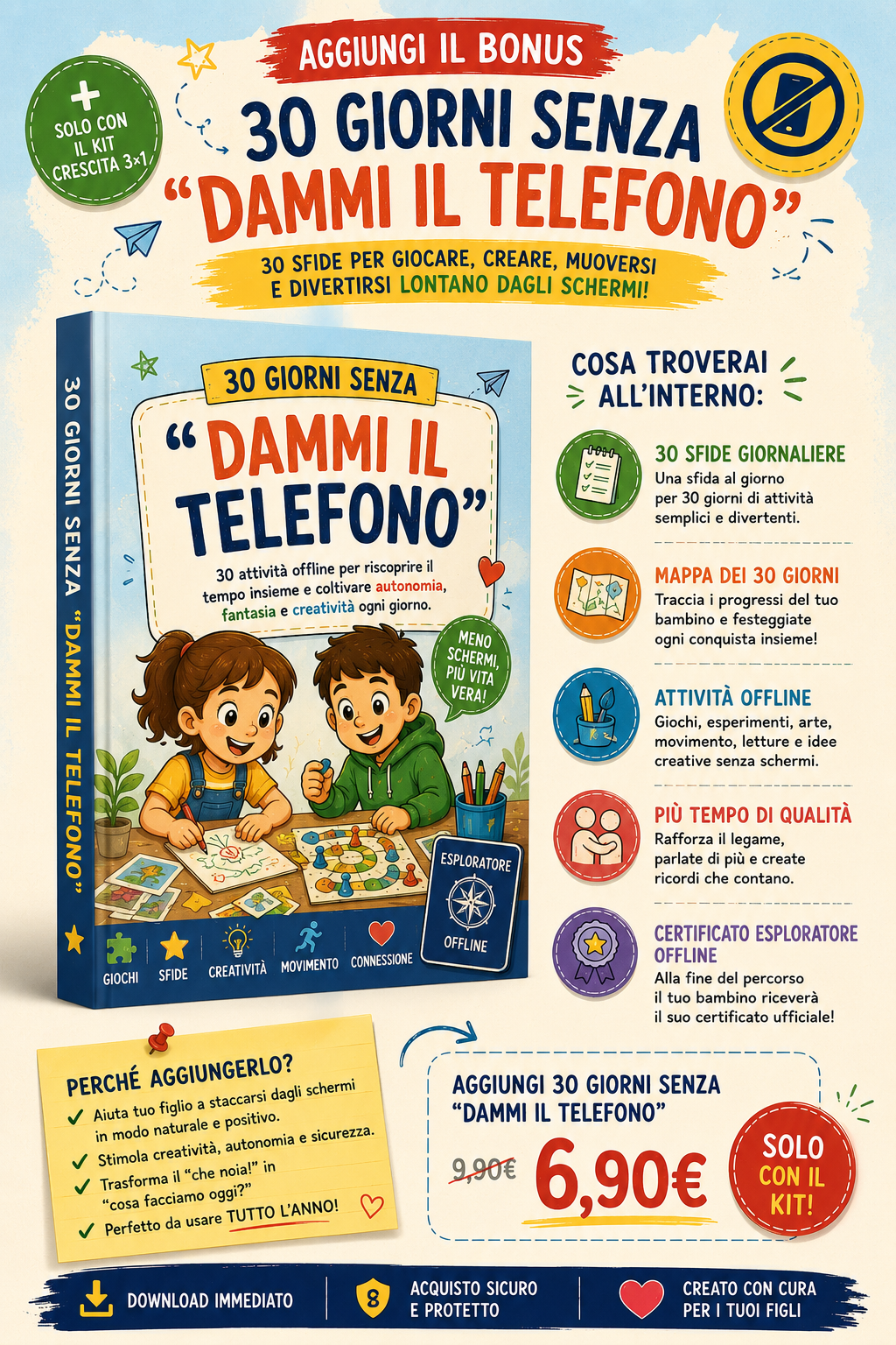 30 Giorni Senza “Dammi il Telefono” – 30 Sfide Offline